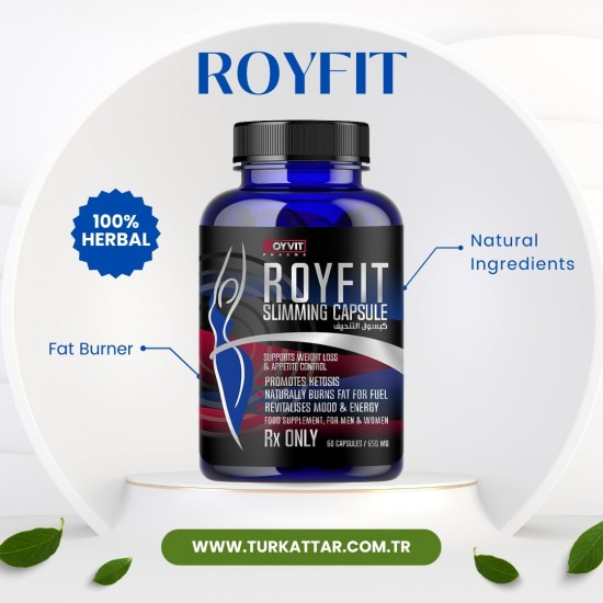 ROYFIT Herbal Slimming Capsules: Boost Metabolism and Burn Fat, 60 Herbal Capsules