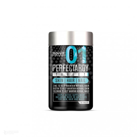 PerfectaRoy Tablets: Total Care for Radiant Skin, Strong Hair, and Healthy Nails, 60 Tablets