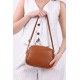 Women's Leather Handbag and Shoulder Bag, Versatile Mini Urban Crossbody Bag with Adjustable Strap and Secure Zipper Closure, Brown Color