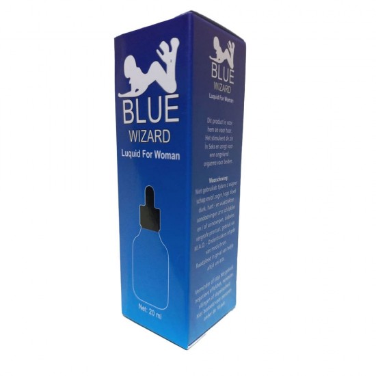 Revitalize Intimacy with Blue Wizard Drop for Women - Natural Libido Booster & Frigidity Treatment, 20 ml