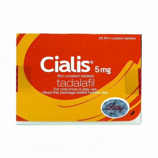 Cialis 5 mg Tablets, Tadalafil for Erectile Dysfunction and BPH, Fixed 5 mg Dose for Lasting Results, 28 Film-Coated Tablets