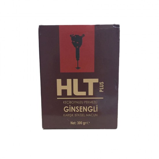 HLT Plus Paste with Ginseng and Carob for Men and Women, Stimulate Desire, Erection Enhancer and Sexual Arousal, Increase Energy, 300 gr