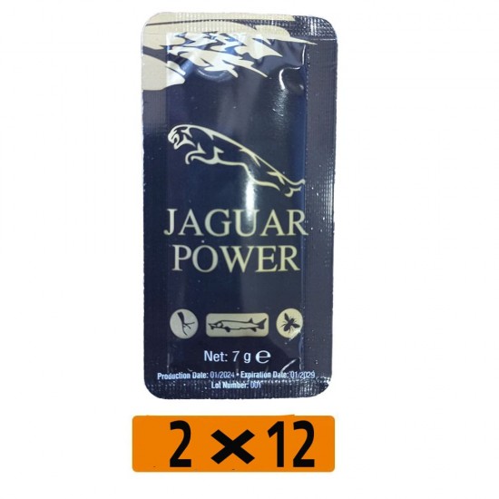 Turkish Jaguar Power Paste, Natural Performance Enhancer for Men's Health, Boost Stamina and Energy, 2*12*7 gr