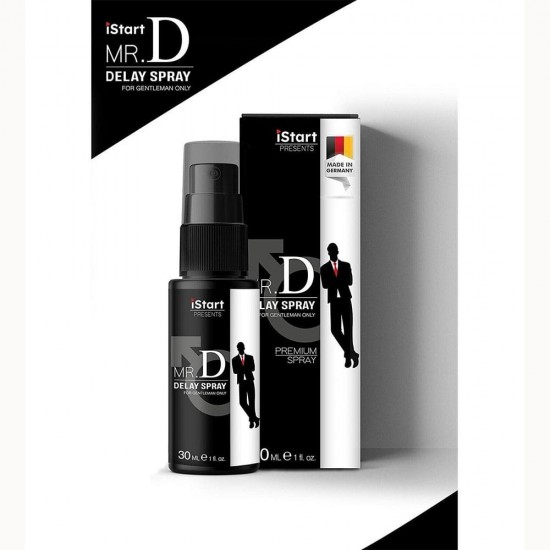 MR.D Delay Spray, Massage Delay Formula for Enhanced Performance and Prolonged Pleasure, 30 ML