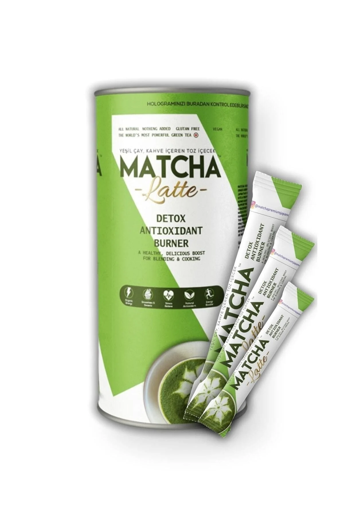 20 sachets Matcha Premium Japanese Detox Antioxidant Burner Natural Green  Tea