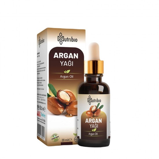 Argan Oil, Cold Pressed Oil, Pure, Natural, Nutrient-Rich, Ultimate Skincare, Haircare, and Nails Solution, 20 ml