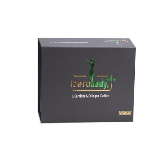 Zerobody L-carnitine & Collagen Coffee, for Weight Loss, Fat Burning, Boost Metabolism & Energy, Fitness, Health, Youthful Skin, 30 Sachets