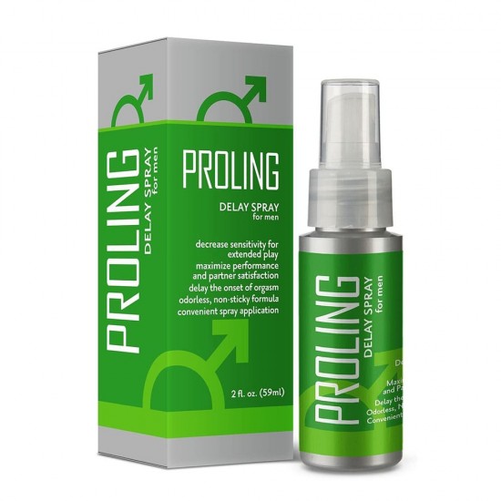 Proling Delay Spray for Men, Enhances Sexual Performance, Ejaculation Control, Long-Lasting Pleasure, 59 ML