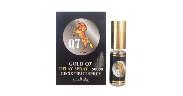 Gold Q7 Jumbo 50000 Delay Spray For Men Penis Male Sex Aid Premature