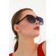 Eleta Sunglasses for Women, UV 400 Protection, Lightweight Frame, Gradient Lenses and Chic Oval Design, Black Color