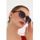 Eleta Sunglasses for Women, UV 400 Protection, Lightweight Frame, Gradient Lenses and Chic Oval Design, Black Color