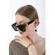 Gold and Black Women's Sunglasses, Turkish Women's Sunglasses, Polarized UV Protection with Trendy Design