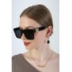 Gold and Black Women's Sunglasses, Turkish Women's Sunglasses, Polarized UV Protection with Trendy Design