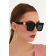 Gold and Black Women's Sunglasses, Turkish Women's Sunglasses, Polarized UV Protection with Trendy Design