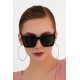 Gold and Black Women's Sunglasses, Turkish Women's Sunglasses, Polarized UV Protection with Trendy Design