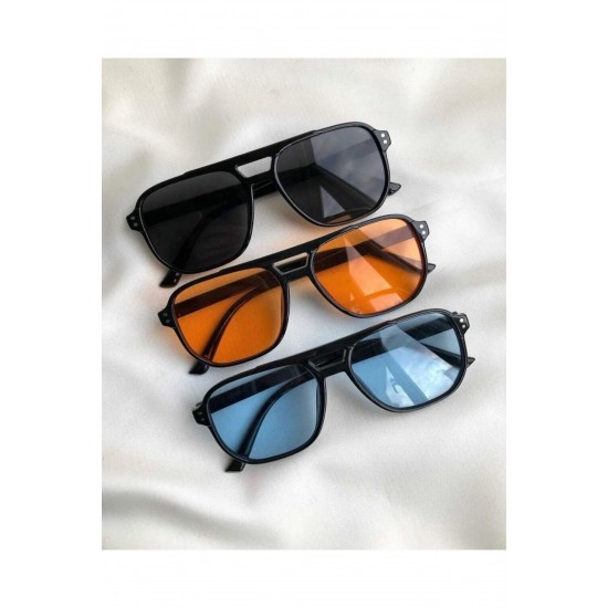 Modalucci Unisex Sunglasses, Stylish and Durable Eyewear with Blue Lenses for the New Season, Offering Affordable UV Protection