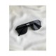 Modalucci Unisex Sunglasses, New Season Style, Trendy Design, Durable, Affordable UV Protection Eyewear with Black Lenses